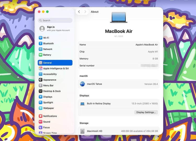 MacBook Air 13-inch M1,2020 Ram8GB SSD512GB SoaceGray รูปที่ 12