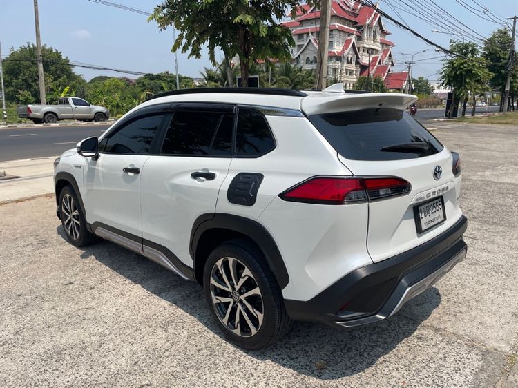 Toyota Corolla Cross 2021 1.8 Hybrid Premium Safety Utility-car ไฮบริด ไม่ติดแก๊ส เกียร์อัตโนมัติ ขาว รูปที่ 4
