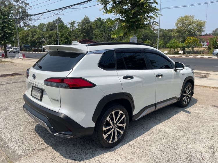 Toyota Corolla Cross 2021 1.8 Hybrid Premium Safety Utility-car ไฮบริด ไม่ติดแก๊ส เกียร์อัตโนมัติ ขาว รูปที่ 3