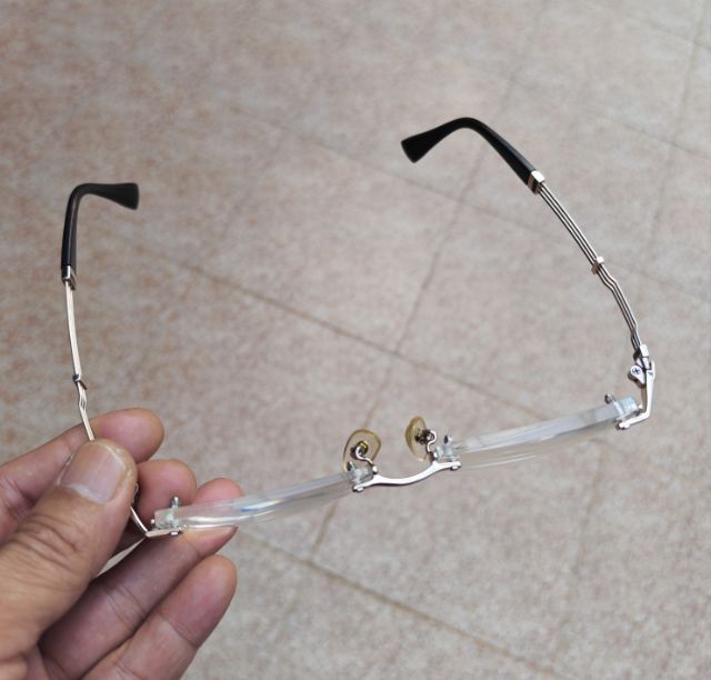 กรอบแว่น Vintage Primus Megane Ichiba Rimless Japan สวยและหายากมาก ราคาแบ่งปันครับ รูปที่ 4