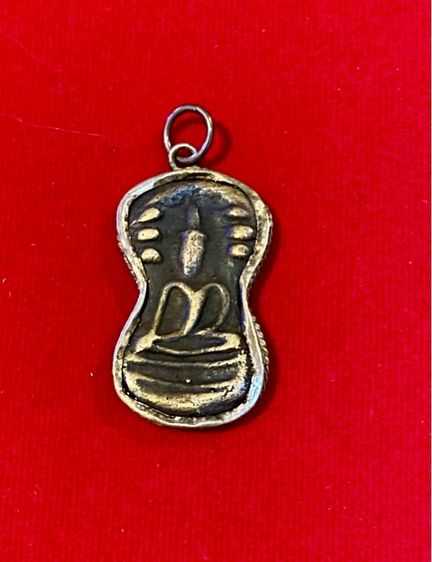 พระมเหศวรหลวงพ่อโบ้ยวัดมะนาวเลี่ยมเงินแท้ รูปที่ 2