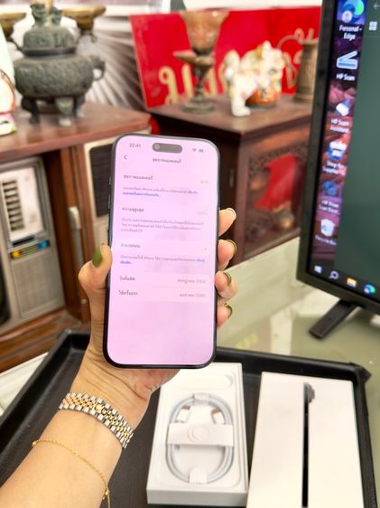 iphone 17 air 256 gb สีดำ แบท100 รอบชาร์จ4 ใหม่มากครบกล่องค่ะ รูปที่ 18