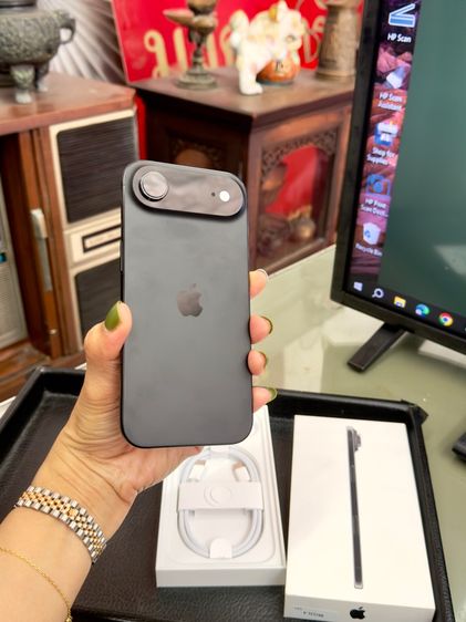 iphone 17 air 256 gb สีดำ แบท100 รอบชาร์จ4 ใหม่มากครบกล่องค่ะ รูปที่ 3