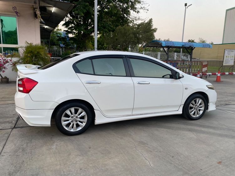 รถ Honda City 1.5 V CNG สี ขาว