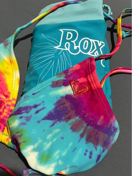 ผู้หญิง ฟ้า ชุดว่ายน้ำ อื่นๆ บิกินี่ Roxy