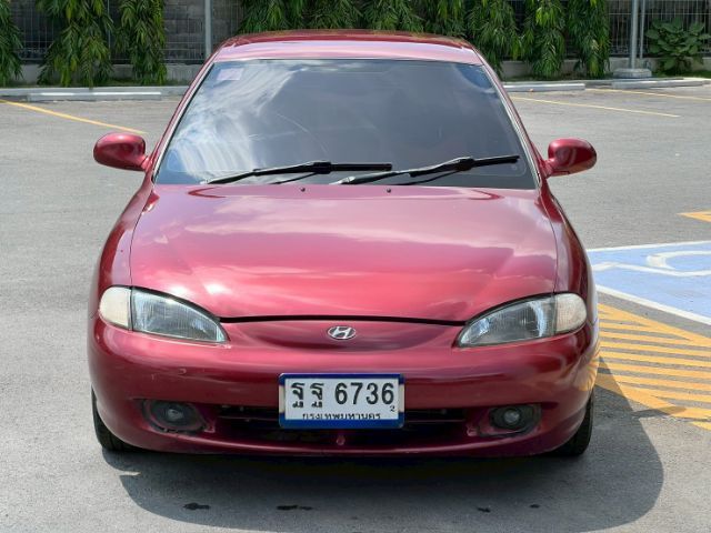 Hyundai Elantra 1996 1.8 GLS Sedan เบนซิน ไม่ติดแก๊ส เกียร์ธรรมดา แดง รูปที่ 3