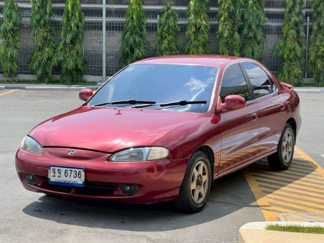 Hyundai Elantra 1996 1.8 GLS Sedan เบนซิน ไม่ติดแก๊ส เกียร์ธรรมดา แดง รูปที่ 2