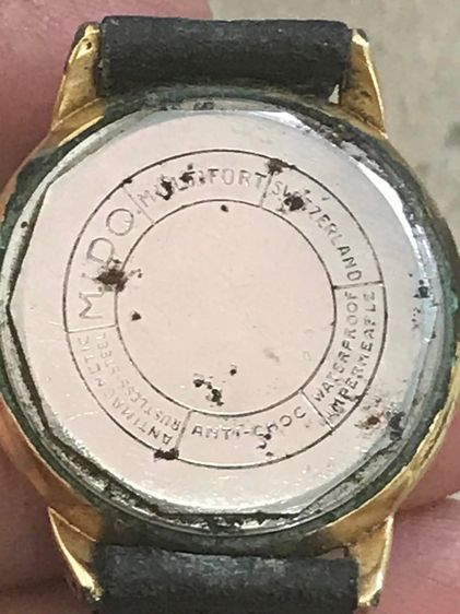 นาฬิกายี่ห้อมิโด้ วินเทจ หน้าปัดทองเค รูปที่ 3