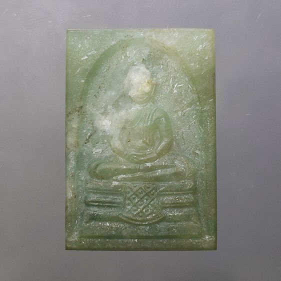 พระพุทธโสธร เนื้อหยกแท้ หลังฝังโค๊ตแผ่นทองคำ รุ่นประวัติศาสตร์ วัดโสธรวรารามวรวิหาร จ.ฉะเชิงเทรา ปี 2543 พร้อมกล่องเดิม รูปที่ 3