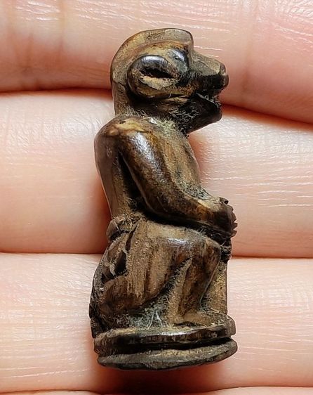 🚩ลิงหลวงพ่อดิ่ง เนื้อไม้แกะ วัดบางวัว🚩 รูปที่ 3