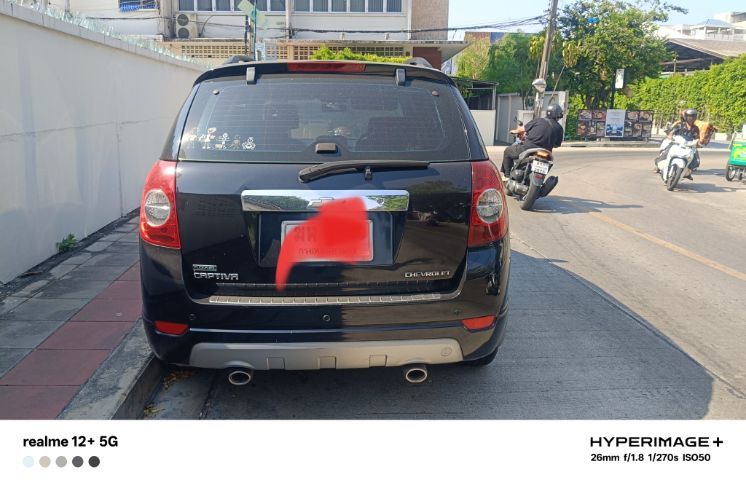 Chevrolet Captiva 2015 2.0 LSX Sedan เบนซิน ไม่ติดแก๊ส เกียร์อัตโนมัติ ดำ รูปที่ 4
