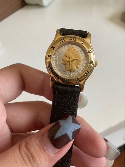 นาฬิกาวินเทจหน้าเหรียญ Indian Head