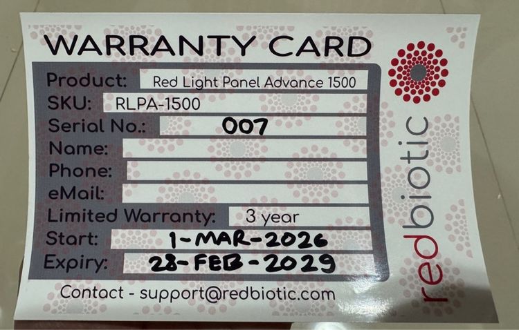 ขายแผง Red Light Panel แสงสีแดงอินฟราเรด พร้อมฐานล้อเลื่อน รูปที่ 5