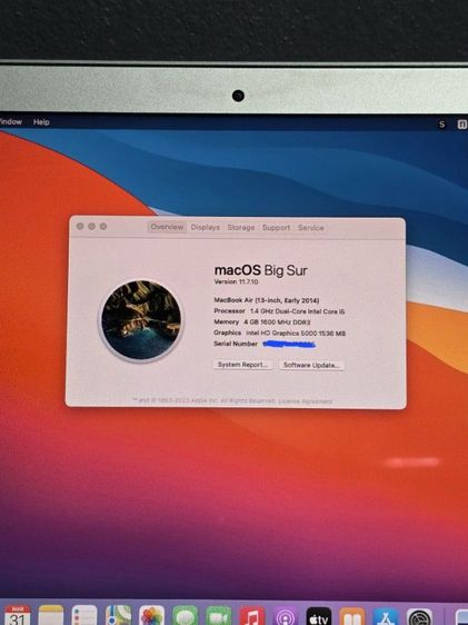 Macbook Air 13" late 2014 รูปที่ 3