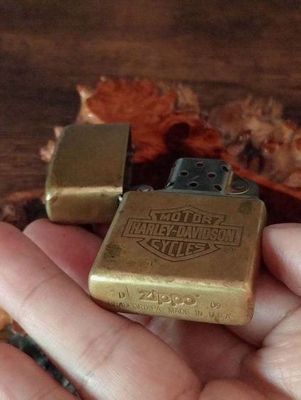 USA.ไฟแช็ค zippo harley - davidson ปี 09แท้เดิมจากอเมริกาแท้เดิมสภาพสุดเยี่ยม รูปที่ 13