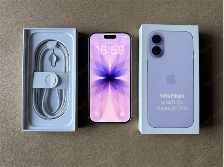 iPhone 17 256 gb สีม่วง ประกันถึง 11-03-70