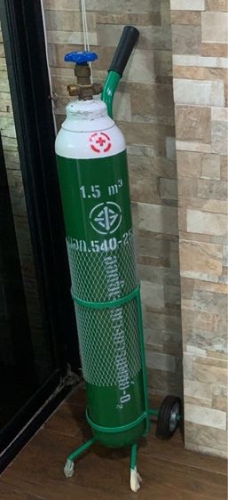อุปกรณ์เพื่อสุขภาพ ถังบรรจุออกซิเจน ยังไม่ผ่านการใช้งาน ขนาด 2 คิว และ 1.5 คิว