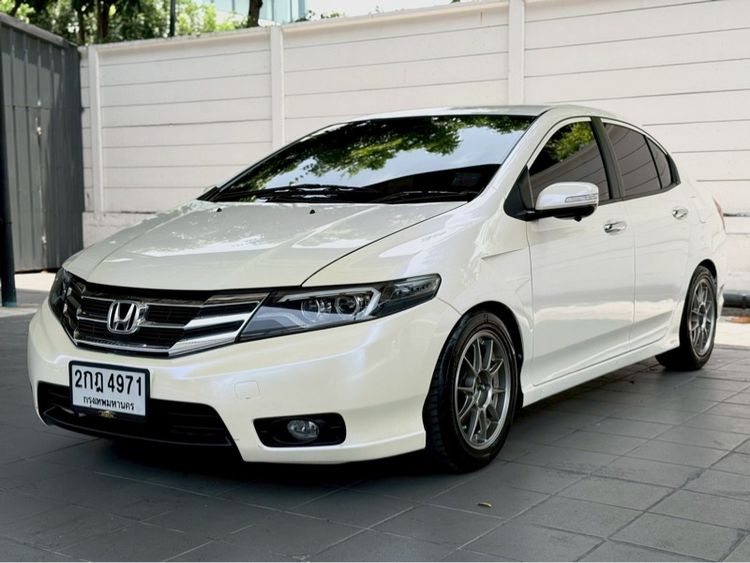 Honda City 2013 1.5 Sv i-VTEC Sedan เบนซิน ไม่ติดแก๊ส เกียร์อัตโนมัติ ขาว รูปที่ 3