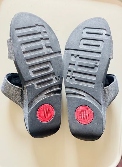 Used Fitflop Lulu Adjustable Shimmerlux S in Grey Glitz Size 42 รูปที่ 12