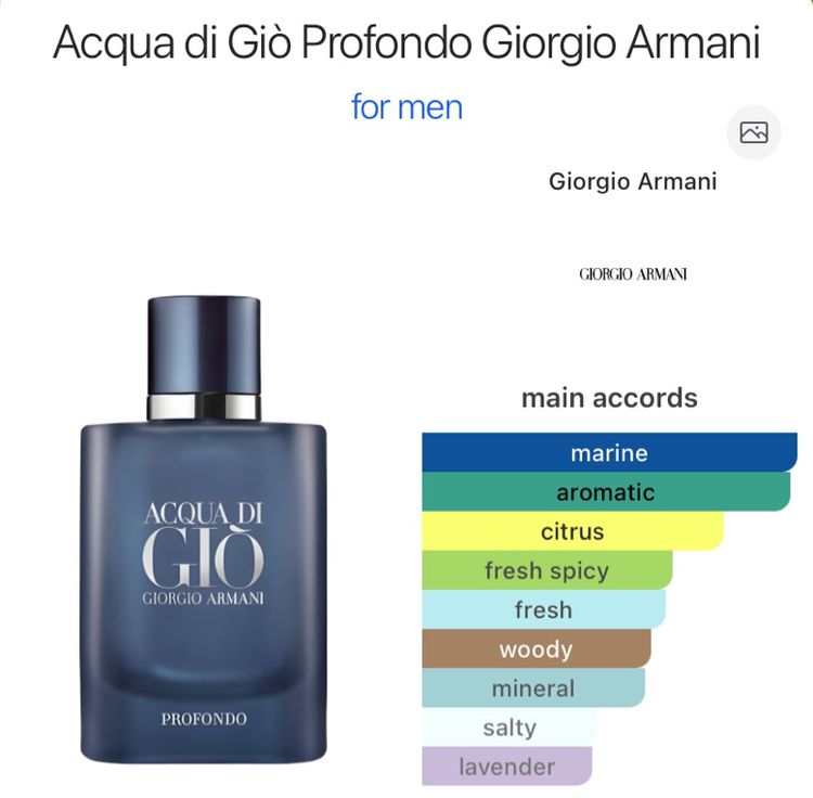 Giorgio Armani Acqua Di Gio Profondo Eau de Parfum 75 ml No Box น้ำหอมแท้ 💯   รูปที่ 2