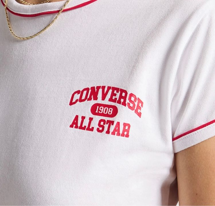เสื้อครอป converse all star ส่งฟรี รูปที่ 3