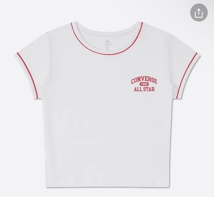 เสื้อครอป converse all star ส่งฟรี รูปที่ 4