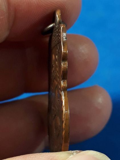 เหรียญหลวงพ่อจง วัดหน้าต่างนอก พิมพ์เสมาหน้าใหญ่ ปี 2485 เนื้อทองแดง รูปที่ 3