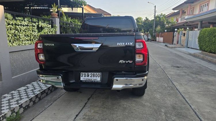 Toyota Hilux Revo 2022 Double Cab Prerunner 2x4 2.4 Rocco Pickup ดีเซล ไม่ติดแก๊ส เกียร์อัตโนมัติ ดำ รูปที่ 2