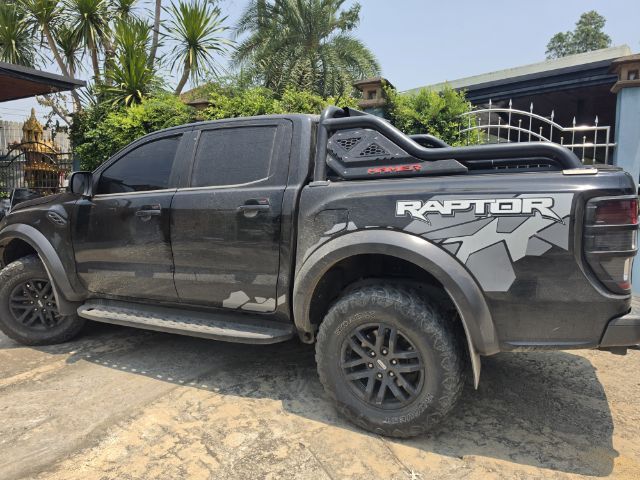 Ford Ranger 2018 Raptor 2.0 Bi-Turbo Pickup ดีเซล ไม่ติดแก๊ส เกียร์อัตโนมัติ ดำ รูปที่ 3