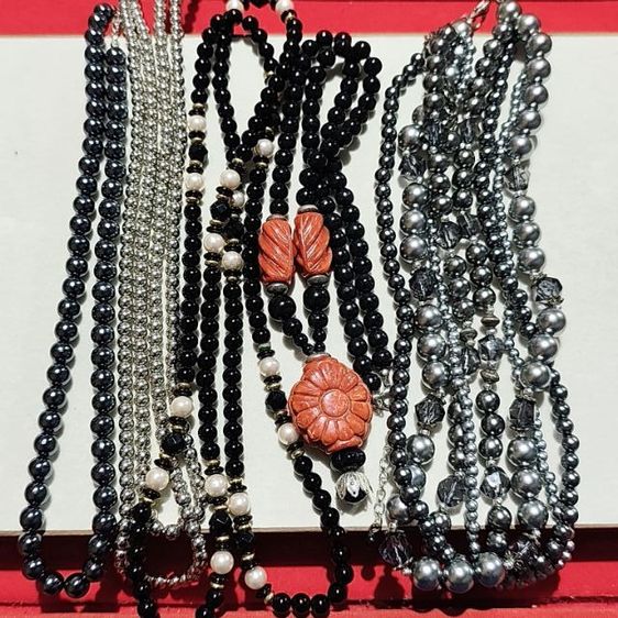 🔖เหมาสร้อย 5 เส้น  คละแบบ มีงานแบรนด์  ของจริงสวยมาก งานจากญี่ปุ่น