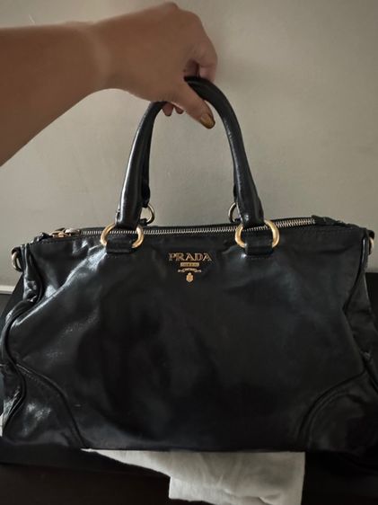 กระเป๋า Prada หนังสีดำแท้  รูปที่ 3