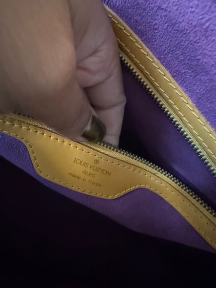 กระเป๋า Louis Vuitton Vintage Epi พัดสีเหลือง รูปที่ 7