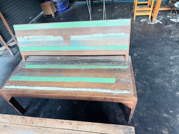 โต๊ะไม้วินเทจ 4ที่นั่ง รูปที่ 2