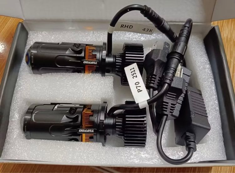 ไฟหน้า led ขั้ว H4 รูปที่ 4