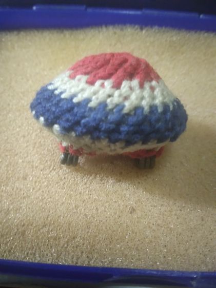 เบี้ยแก้หลวงปู่เจือลายธงชาติเก่าหายาก รูปที่ 5