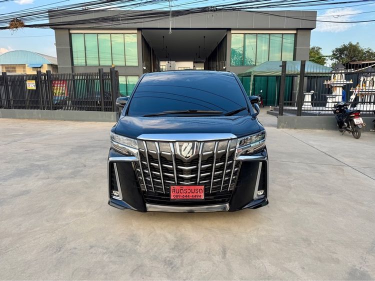 Toyota Alphard 2023 2.5 S C-Package Van เบนซิน ไม่ติดแก๊ส เกียร์อัตโนมัติ ดำ รูปที่ 2