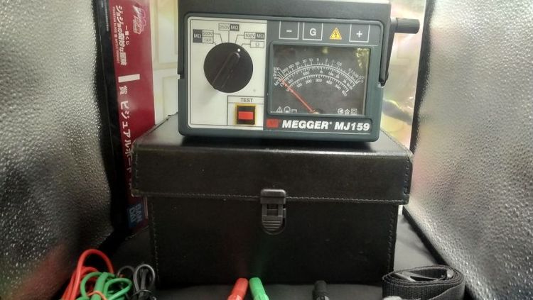 Megger MJ159 เครื่องวัดความต้านทานฉนวน (Insulation Resistance Tester) แบบมือหมุน  รูปที่ 4