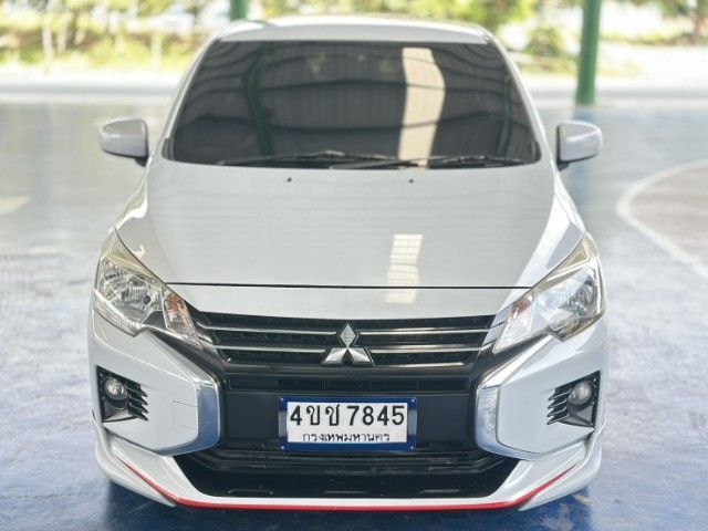 Mitsubishi Attrage 2020 1.2 GLX Sedan เบนซิน ไม่ติดแก๊ส เกียร์อัตโนมัติ ขาว รูปที่ 2