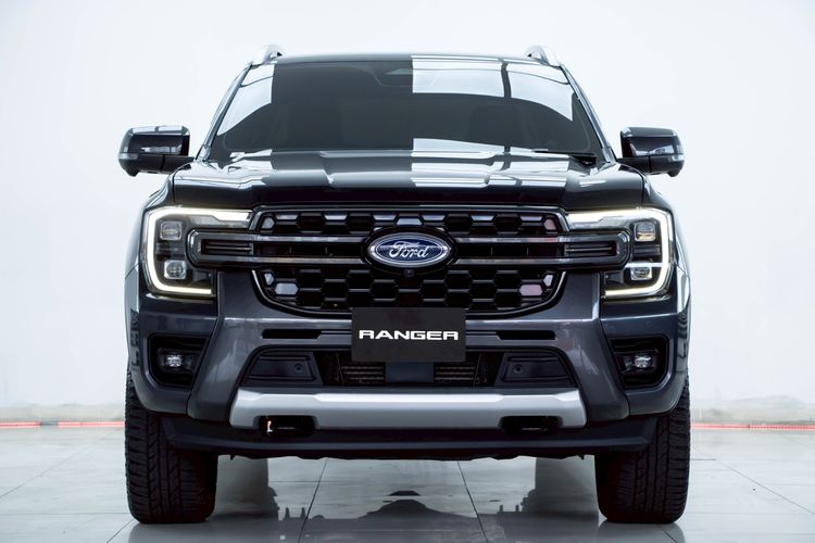 Ford Ranger 2023 2.0 Bi-Turbo Hi-Rider Wildtrak Pickup ดีเซล ไม่ติดแก๊ส เกียร์อัตโนมัติ เทา รูปที่ 4