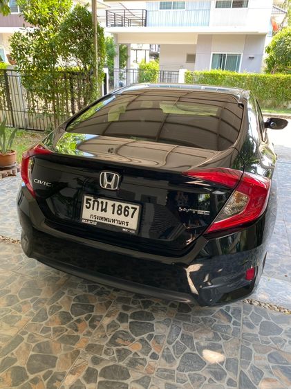 Honda Civic 2016 1.8 E i-VTEC Sedan เบนซิน ไม่ติดแก๊ส เกียร์อัตโนมัติ ดำ รูปที่ 3