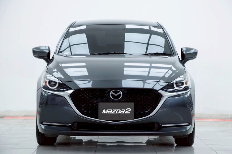 Mazda Mazda 2 2022 1.3 Skyactiv-G S Leather Sedan Sedan เบนซิน ไม่ติดแก๊ส เกียร์อัตโนมัติ เทา รูปที่ 4