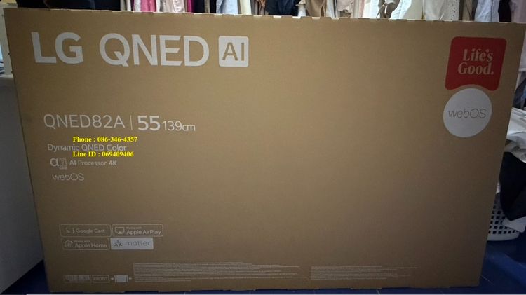 ใหม่แกะกล่อง LG QNED 55 นิ้ว 4K ปี 2025 ลดแรง 10,500 จาก 16xxx รูปที่ 6