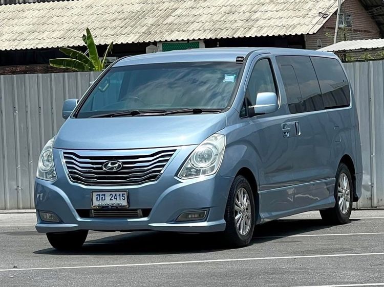Hyundai H-1  2009 2.5 Maesto Deluxe Van ดีเซล ไม่ติดแก๊ส เกียร์อัตโนมัติ น้ำเงิน รูปที่ 3