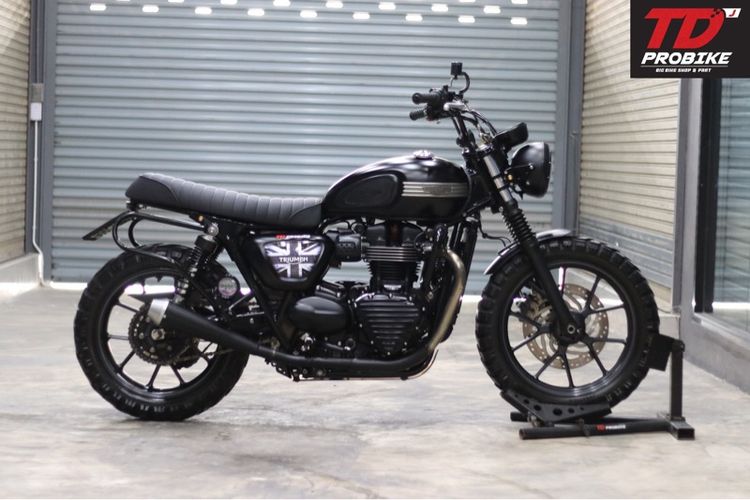 Street Twin ขายTriumph StreetTwin900 ปี2016 แต่งหล่อ จัดทรง