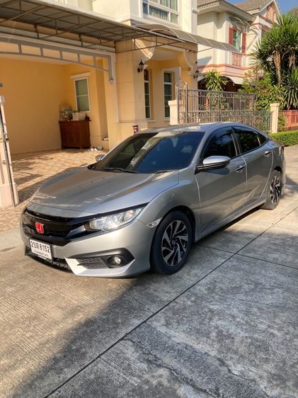 Honda Civic 2016 1.8 EL i-VTEC Sedan เบนซิน ไม่ติดแก๊ส เกียร์อัตโนมัติ ขาว รูปที่ 2