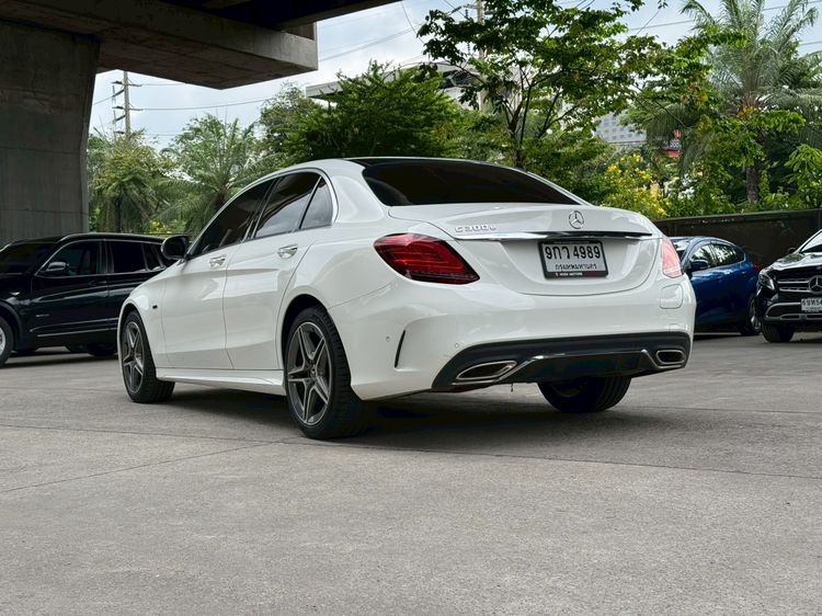 Mercedes-Benz C-Class 2020 C300 Sedan ปลั๊กอินไฮบริด (PHEV) ไม่ติดแก๊ส เกียร์อัตโนมัติ ขาว รูปที่ 4