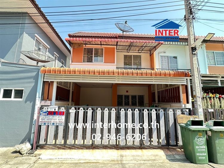 ทาวน์เฮ้าส์ 2 ชั้น 19.5 ตร.ว. หมู่บ้านชายคลอง ซอยคิงคอง ซอย24 ถนนเทพารักษ์ ถนนคลองด่าน-บางพลี บางบ่อ สมุทรปราการ