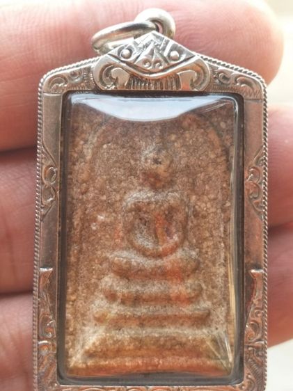 สมเด็จวัดระฆังพิมพ์เจดีย์เนื้อกระยาสารทสวยๆเก่าๆเลี่ยมเงินสวยๆ รูปที่ 16