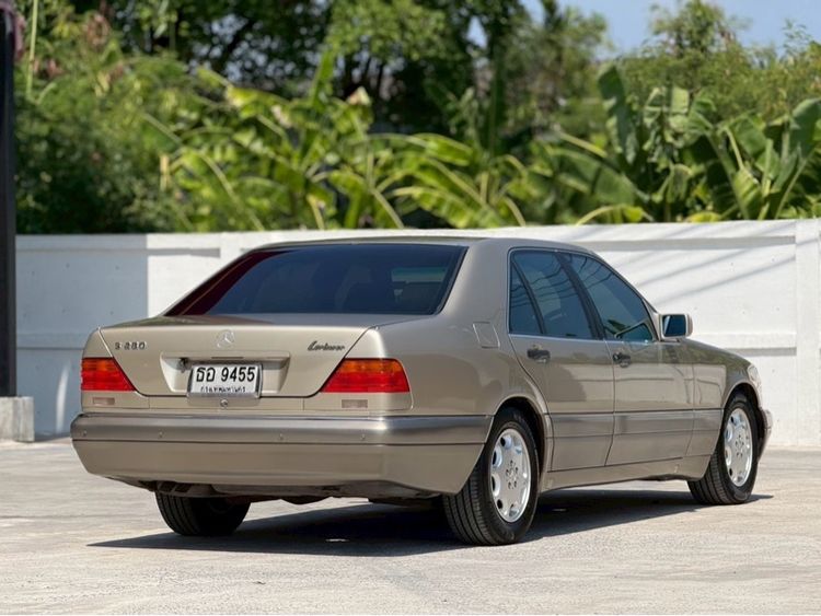 Mercedes-Benz S-Class 1995 S280 Sedan เบนซิน ไม่ติดแก๊ส เกียร์อัตโนมัติ บรอนซ์ทอง รูปที่ 4