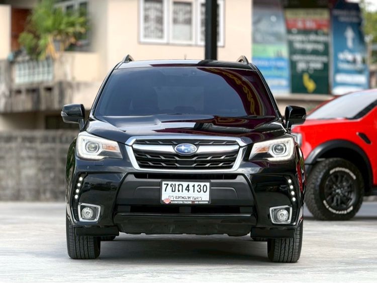 Subaru Forester 2016 2.0 i-P 4WD Utility-car เบนซิน ไม่ติดแก๊ส เกียร์อัตโนมัติ ดำ รูปที่ 2
